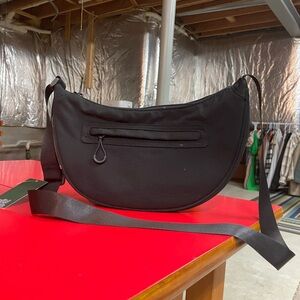 Black Nylon Shoulder Bag